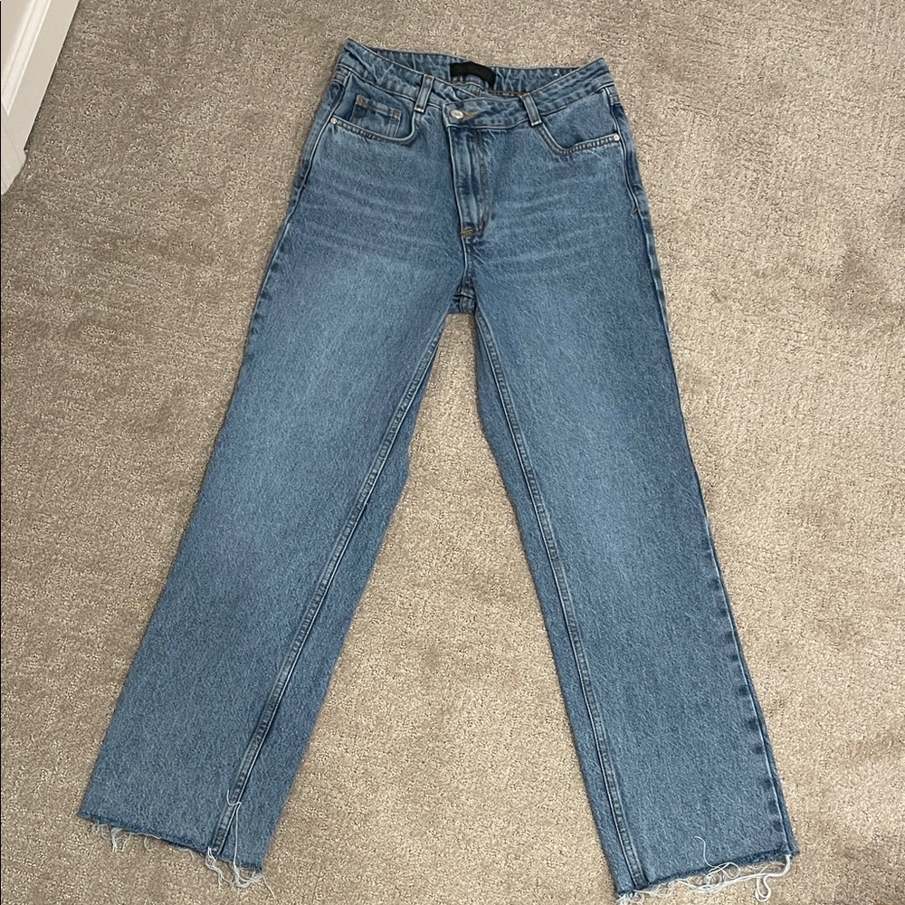 Zara Straight Leg Blue Jeans